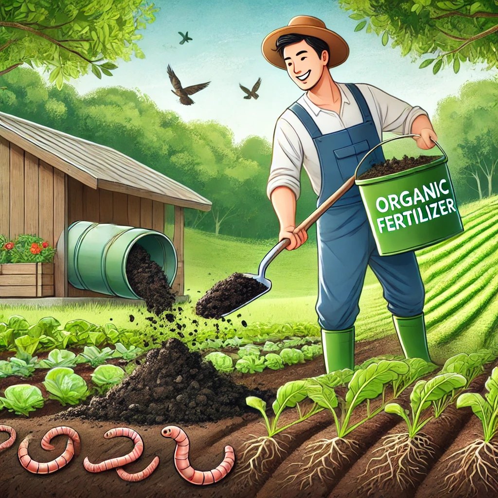 ऑर्गेनिक फर्टिलाइज़र: क्या यह आपकी फसल के लिए सही है? ( Organic Fertilizer ) 🐞🌱🐛 1 image 31c04fb715fa51a6115230f951a37769