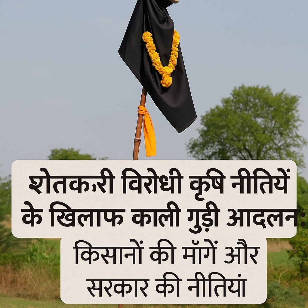 शेतकरी विरोधी कृषि नीतियों के खिलाफ काली गुढ़ी आंदोलन: किसानों की माँगें और सरकार की नीतियाँ 🌱🐞🐛 1 image 4ca84457456381dd6a418b4f50707735
