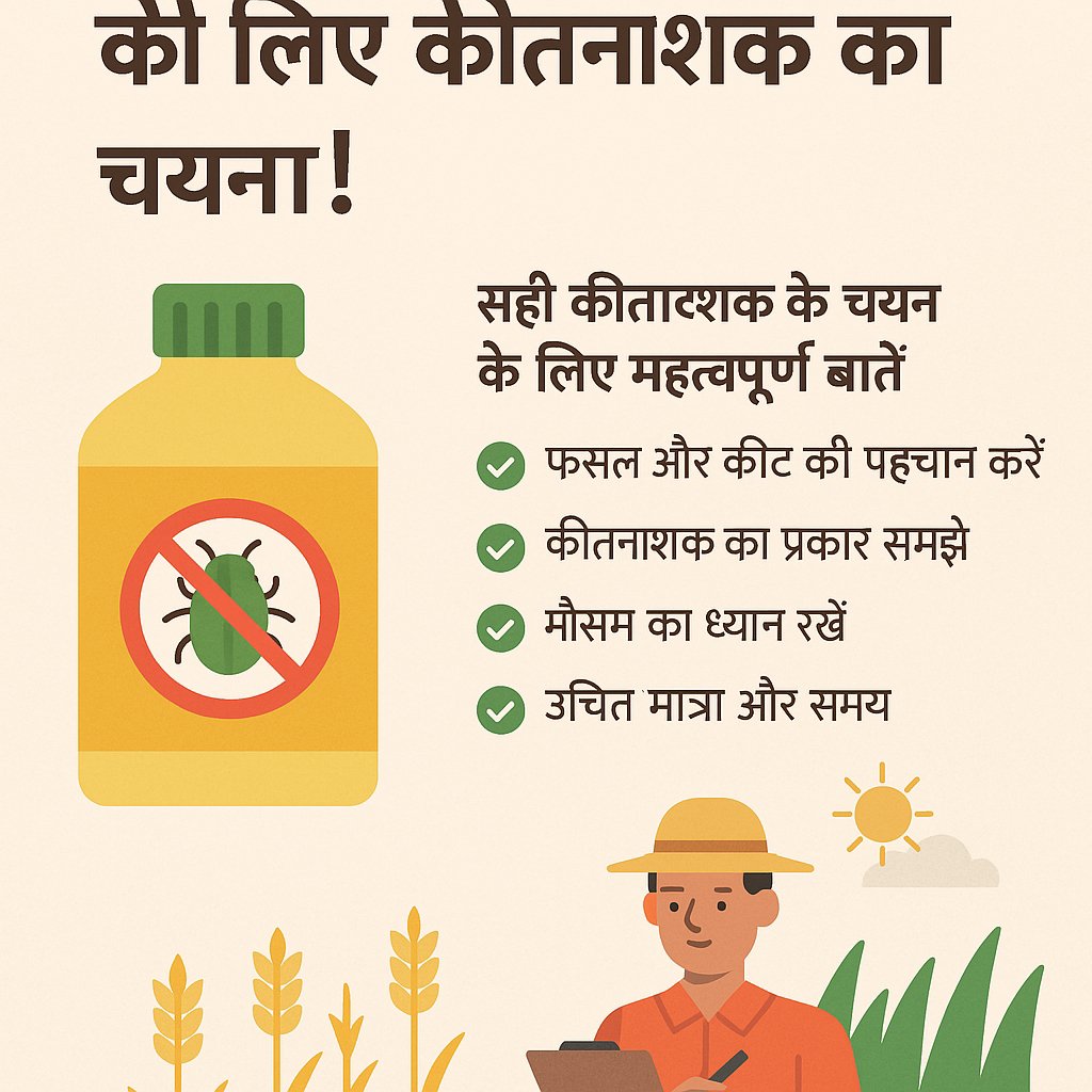 कृषि में फसल की पैदावार के लिए कीटनाशक का चयन! 🧪🌾 1 image 752f1845c27ebcd52259f18dd72b3350