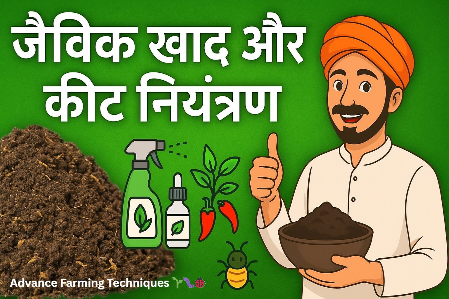 🌱 जैविक खाद और कीट नियंत्रण — देसी खाद, कम्पोस्ट और जैविक कीटनाशक 1 image 010f70ccac5e5f9bbf1112e545085ddb