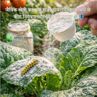 जैविक खेती का नया राज: डायटोमेसियस अर्थ से कीट नियंत्रण और मिट्टी की सुरक्षा 🌾🛡️ 1 257353