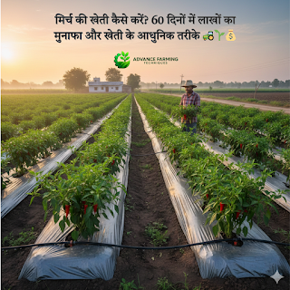मिर्च की खेती कैसे करें? 60 दिनों में लाखों का मुनाफा और खेती के आधुनिक तरीके 🚜🌱💰 1 260278