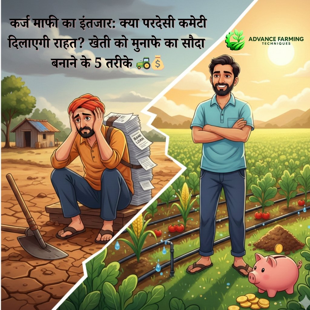 कर्ज माफी का इंतजार: क्या परदेसी कमेटी दिलाएगी राहत? खेती को मुनाफे का सौदा बनाने के 5 तरीके 🚜💰 1 image bd97dd1c7558821acc2cee0ca4bbe42e