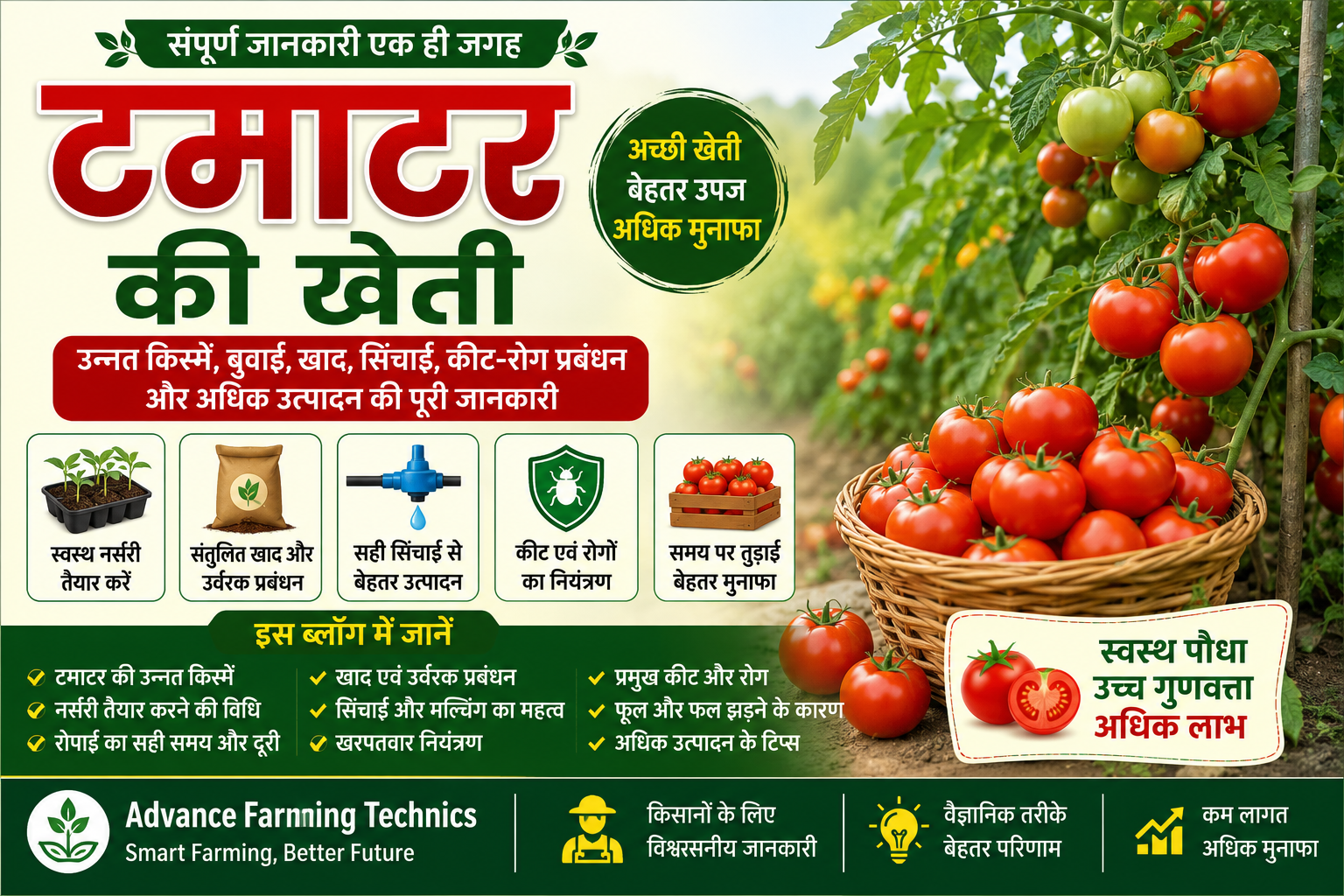 टमाटर की खेती कैसे करें? पूरी जानकारी और मुनाफा 🍅🌱 3 टमाटर की खेती कैसे करें? पूरी जानकारी और मुनाफा